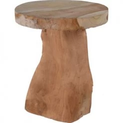 Wadiga Fauteuils Et Poufs Enfant Tabouret Enfant En Bois Massif Teck Champignon