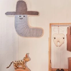 OYOY Living Design Fauteuils Et Poufs Enfant Tabouret Rainbow En Liège H22x45x20cm -Commodes enfant Soldes tabouret rainbow en liege h22x45x20cm 4