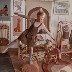 OYOY Living Design Fauteuils Et Poufs Enfant Tabouret Rainbow En Liège H22x45x20cm -Commodes enfant Soldes tabouret rainbow en liege h22x45x20cm 5